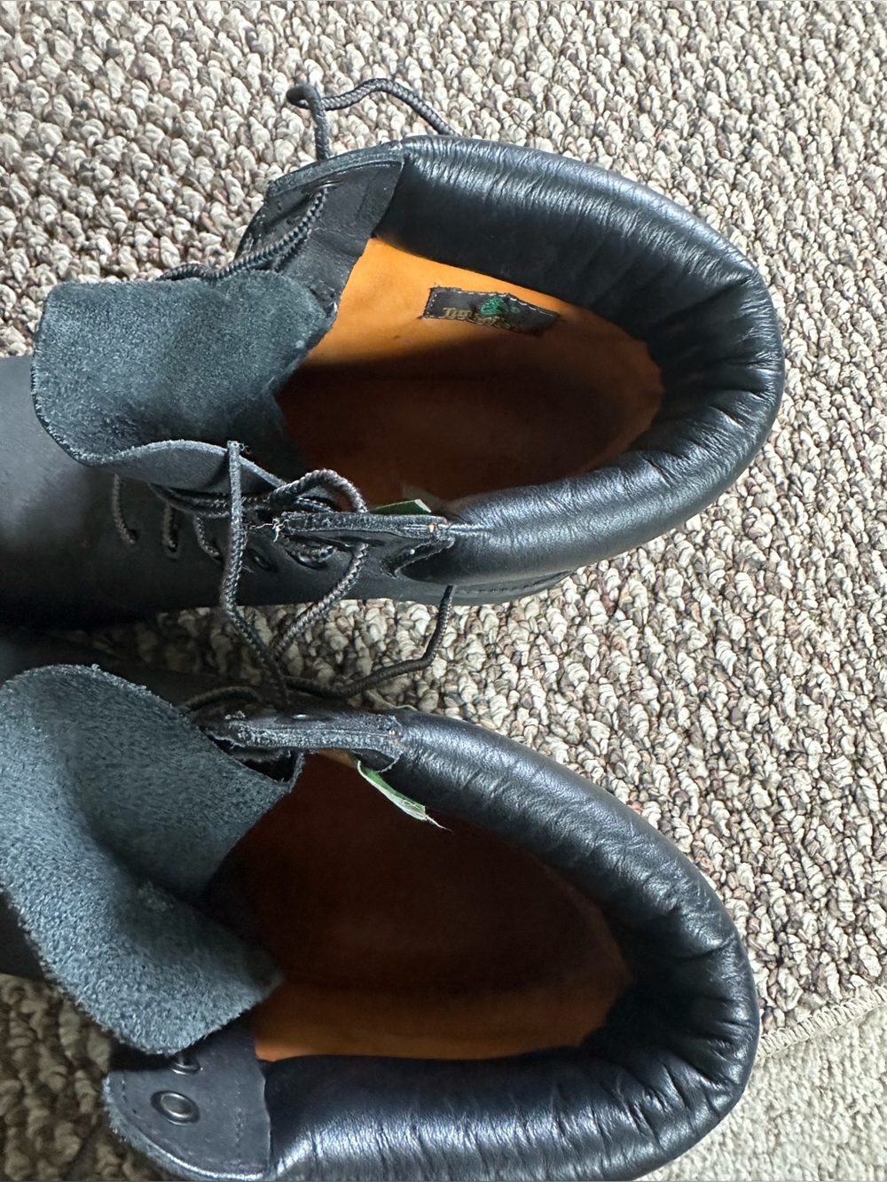 Mens Timberland Classic Boots Black Sz 11 - Picture 6 of 8